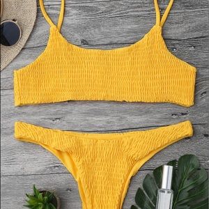 NEW Yellow Zaful Bikini